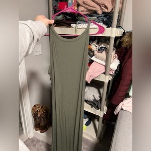 Abercrombie hunter green midi